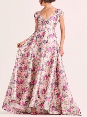NWT LoveShackFancy Gilvery Floral Maxi Dress